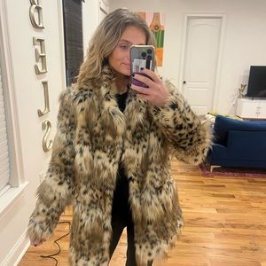 Revolve Majorelle Stella Fur Coat